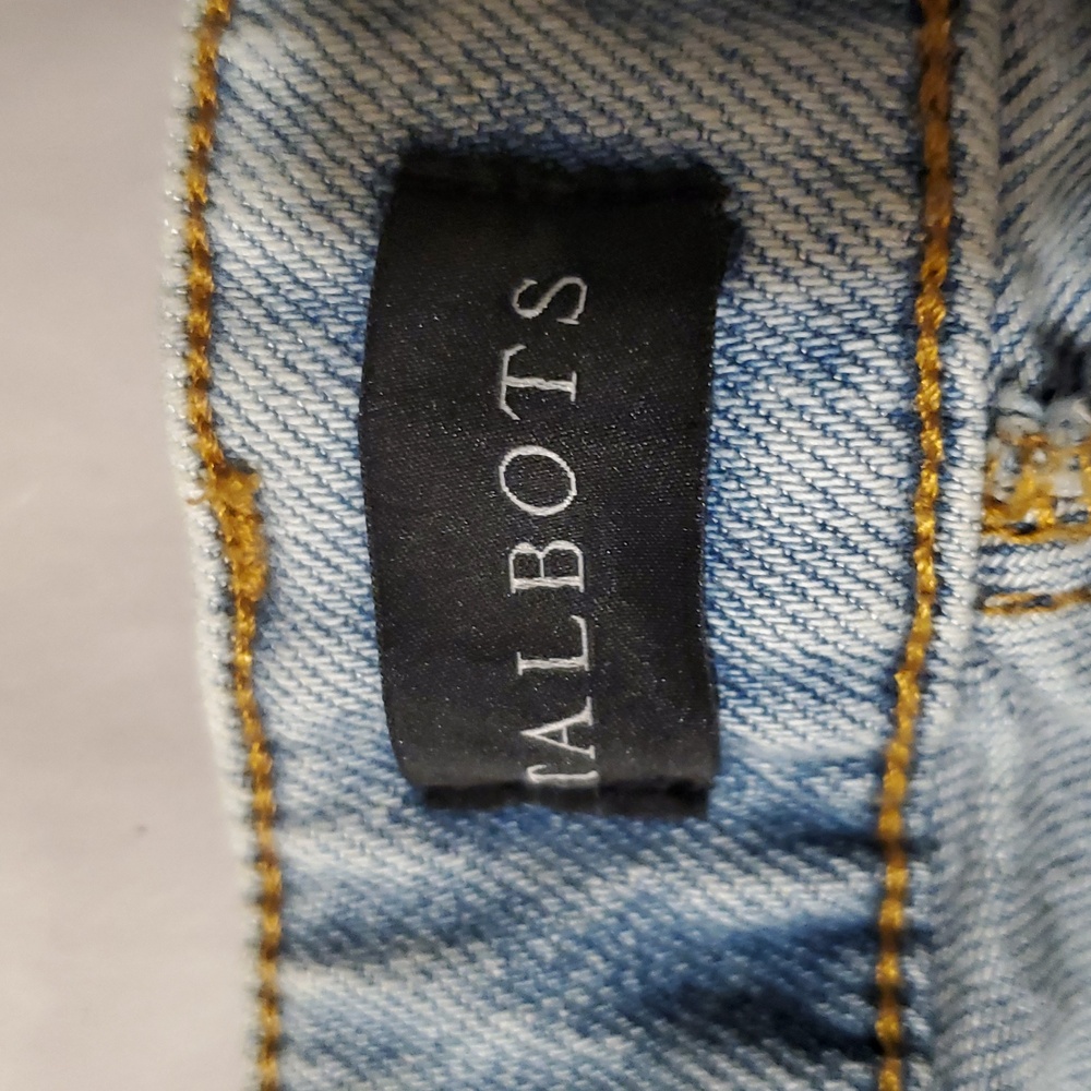 NEW Talbots Everyday Relaxed Jeans Ankle Light High Straight Stretch Womens 20W - Picture 6 of 8